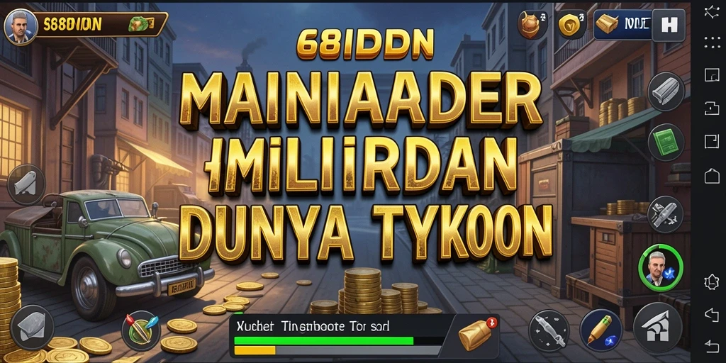 Screenshot utama 68IDN menampilkan aksi mengelola bisnis Tycoon yang seru.