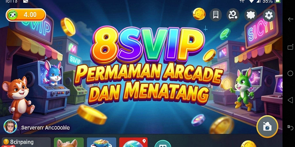 Tampilan gameplay seru dari 8SVIP dengan tantangan arcade yang menarik.