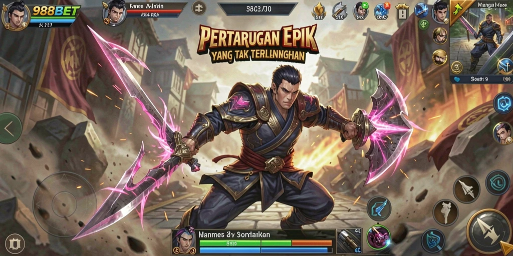 Gambaran menarik dari gameplay Fighting di 988BET.
