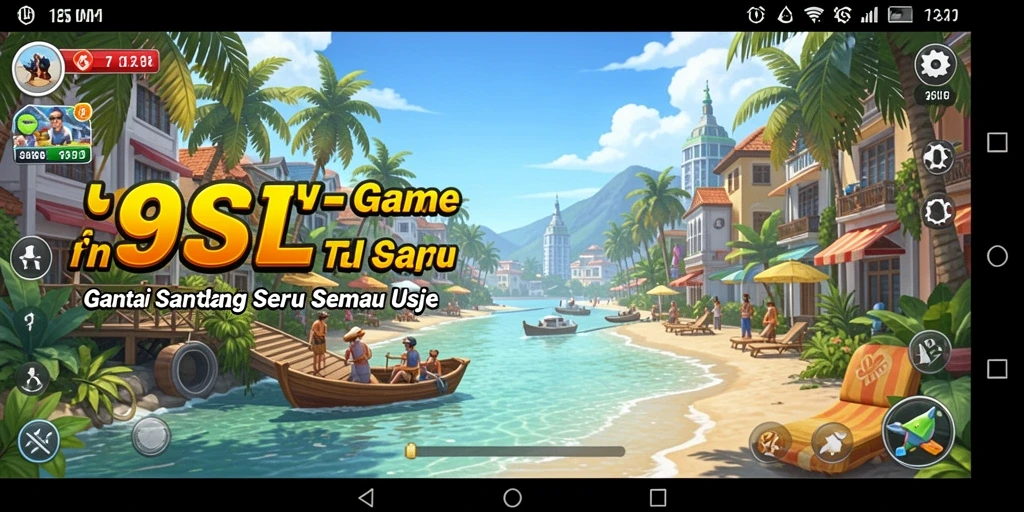 Tangkapan layar dari gameplay 9SL yang seru dan penuh warna.