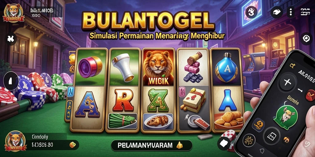 Tampilan gameplay BULANTOGEL dengan grafik menarik dan interaksi menarik.