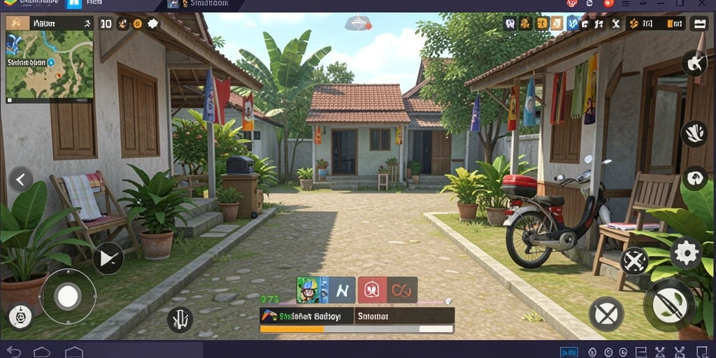 Gameplay menarik dalam D73 menampilkan simulasi kehidupan yang mendalam.