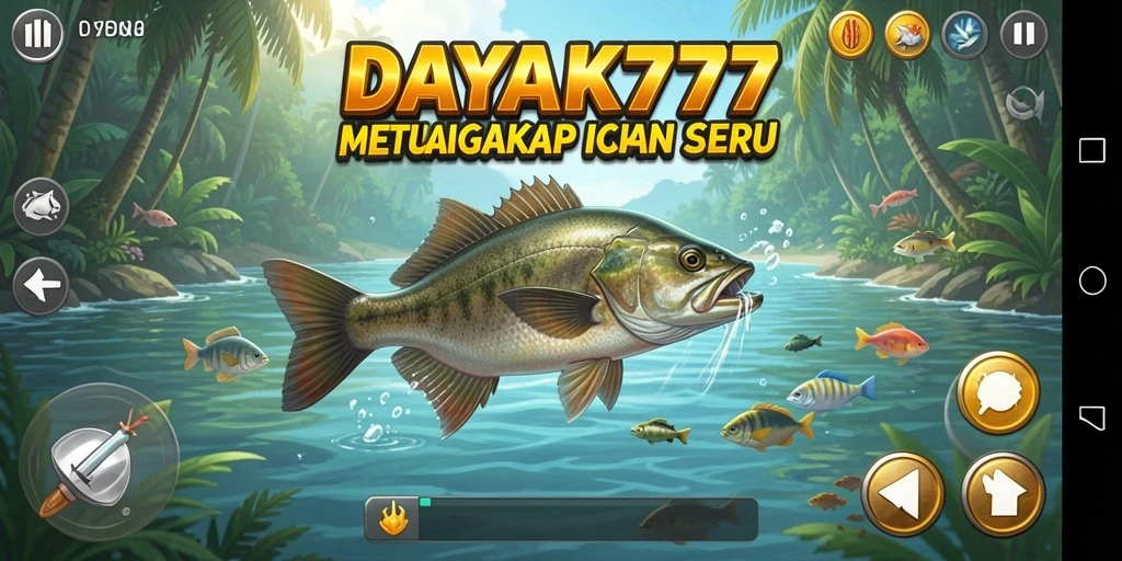 Tangkapan ikan besar dalam gameplay seru DAYAK777.