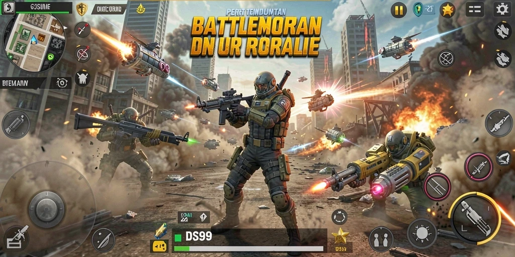 Screenshot gameplay menampilkan aksi seru di DS99 dengan grafis memukau.