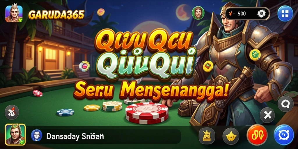 Tampilan gameplay QiuQiu yang menarik dan penuh aksi.