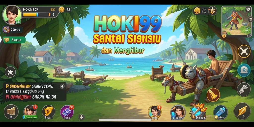Tampilan antarmuka HOKI99 yang menarik dan gameplay yang seru.