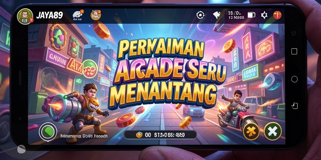 Tampilan gameplay seru dari JAYA89 yang menghadirkan variasi mini game.