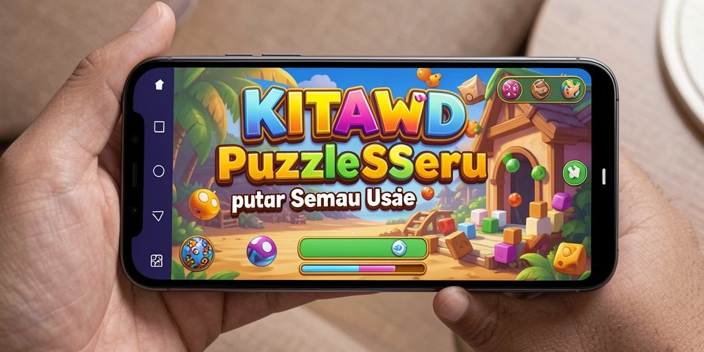 Gambaran gameplay seru di KITAWD dengan berbagai teka-teki.