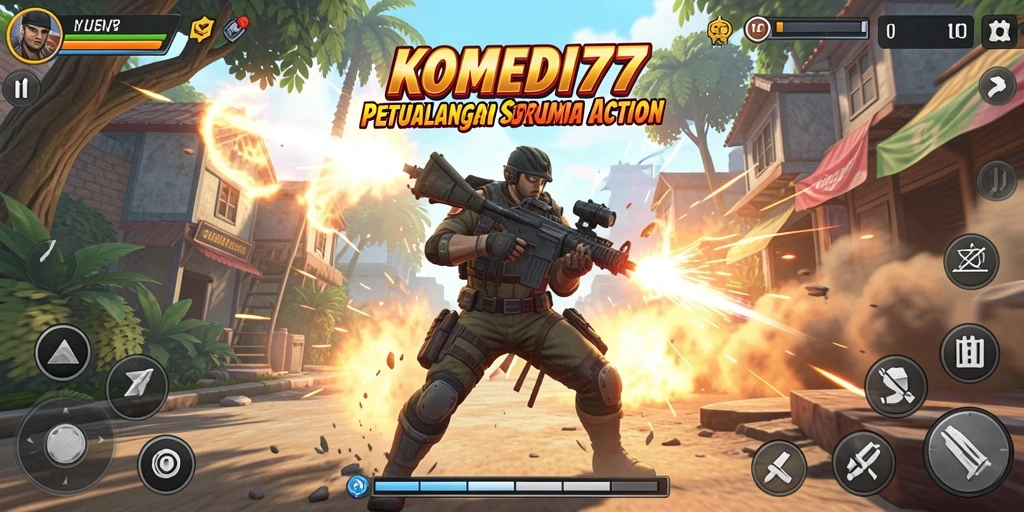 Tampilan seru gameplay KOMEDI77 dalam aksi penuh.