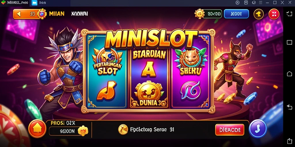 Tampak aksi seru dalam gameplay Fighting di MINISLOT.