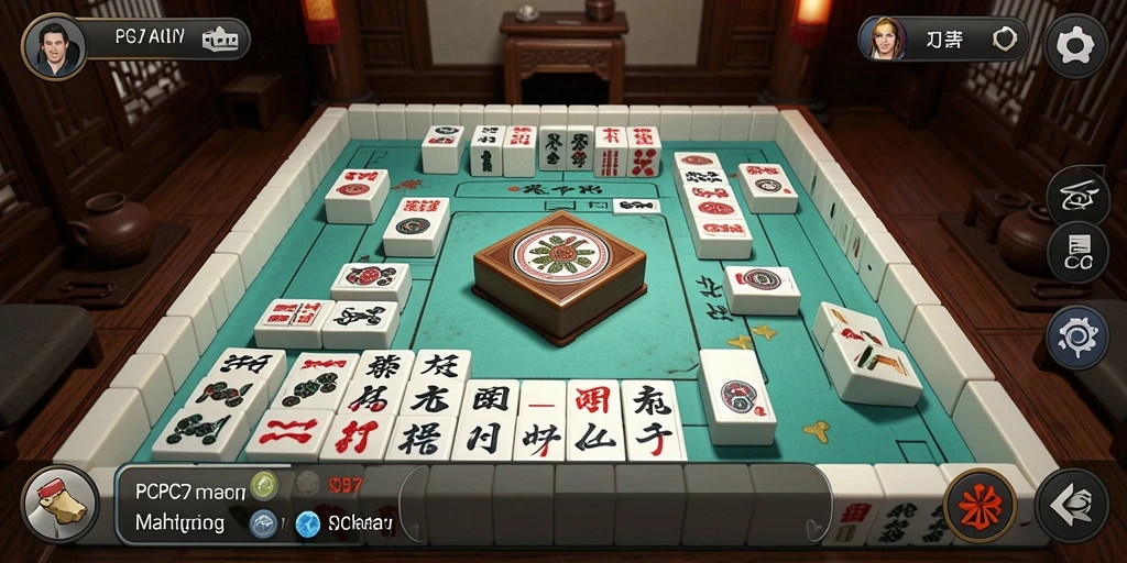Tampilan gameplay mahjong yang seru dan menantang di PCPC7.