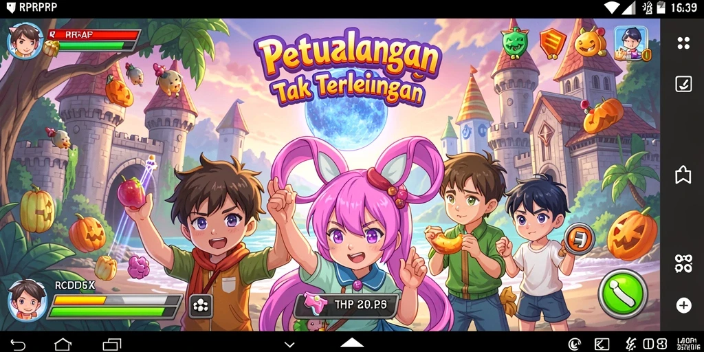 Screenshot dari gameplay RPRPRP yang menghadirkan aksi seru.