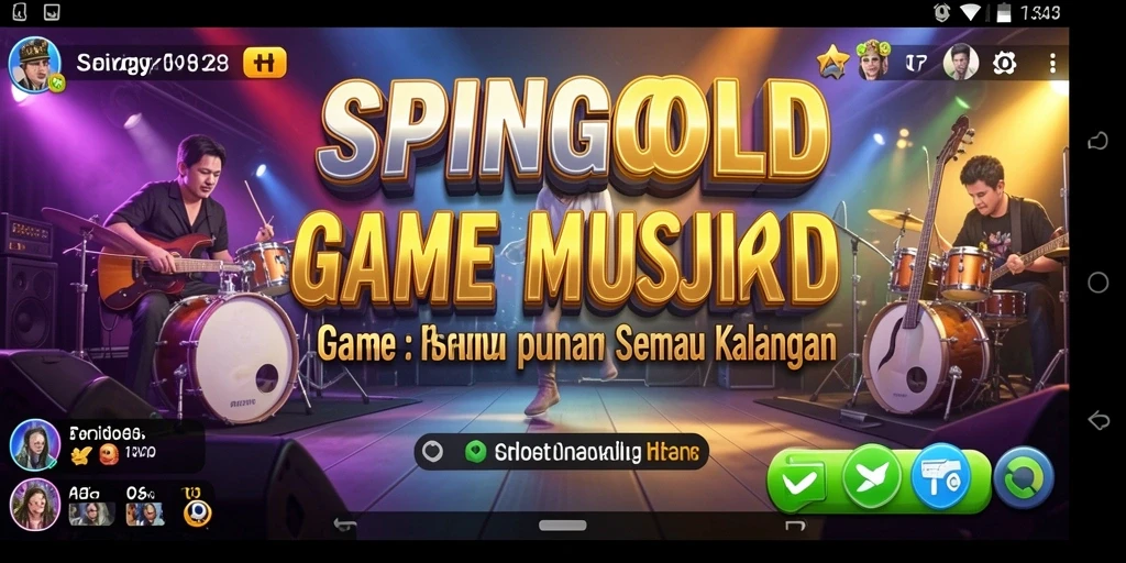 Tampilan screenshot gameplay SPINGOLD yang mengasyikkan.