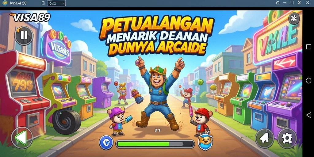 Tampilan gameplay seru dan menantang di <strong>VISA89</strong>
