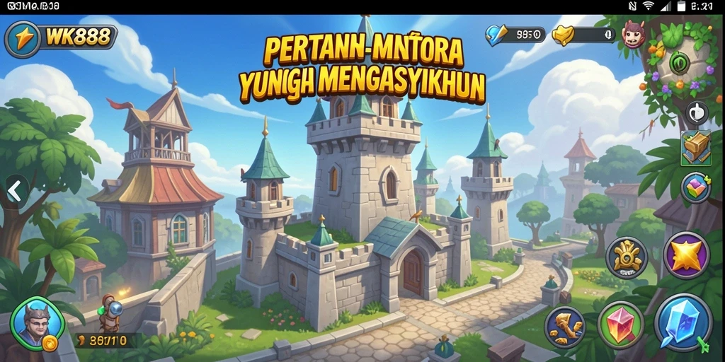 Tangkapan layar gameplay Tower Defense yang intens dan aksi menegangkan.