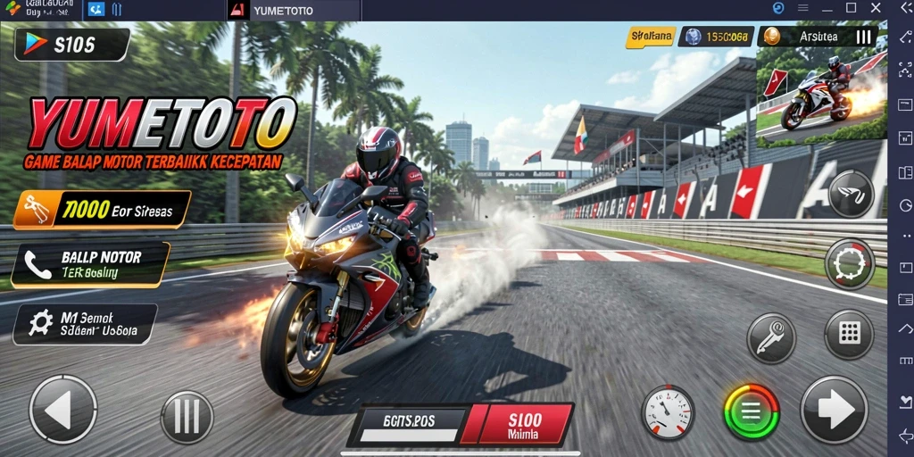 Tangkap momen seru balapan motor di YUMETOTO.