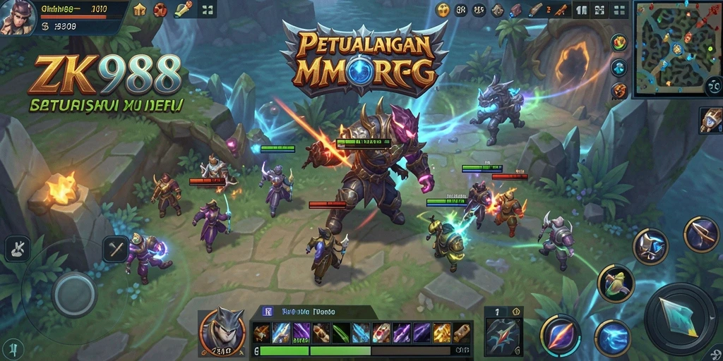 Tampilan menarik dari gameplay ZK988 yang seru.